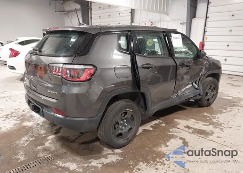 2019 Jeep Compass Sport 4X4 z USA, uszkodzony, nr VIN 3C4NJDABXKT599649